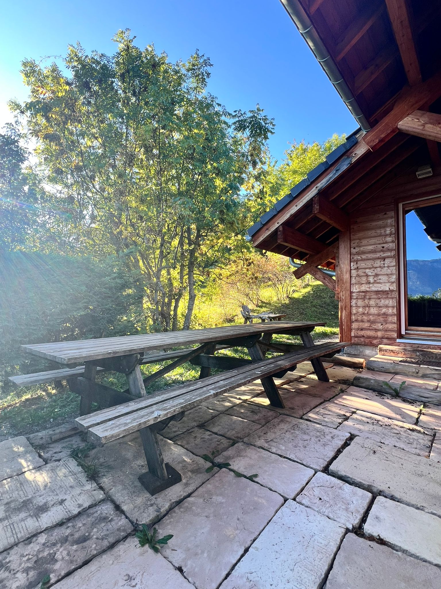 Espace repas extérieur